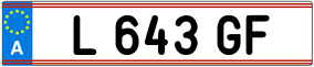 Truck License Plate